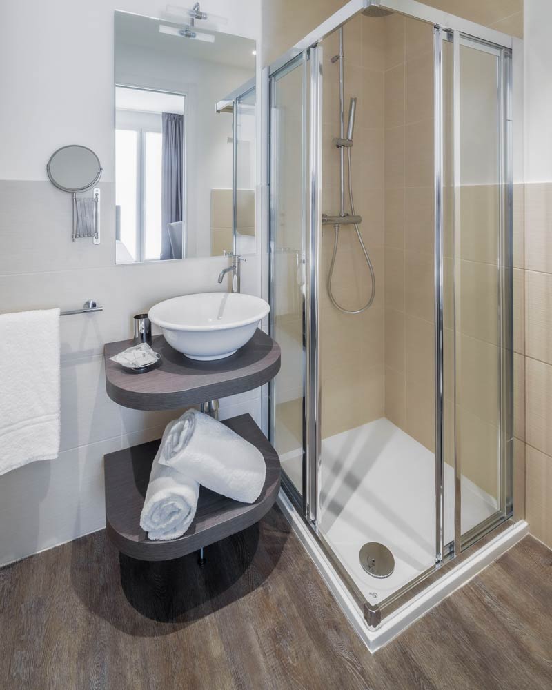 Single room bathroom Hotel Residence Studio Inn Milan